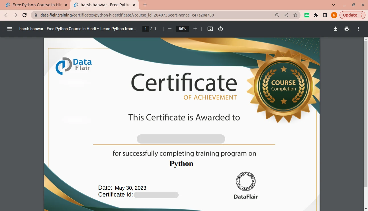 How To Enroll In Free Courses On Dataflair Get The Certificate