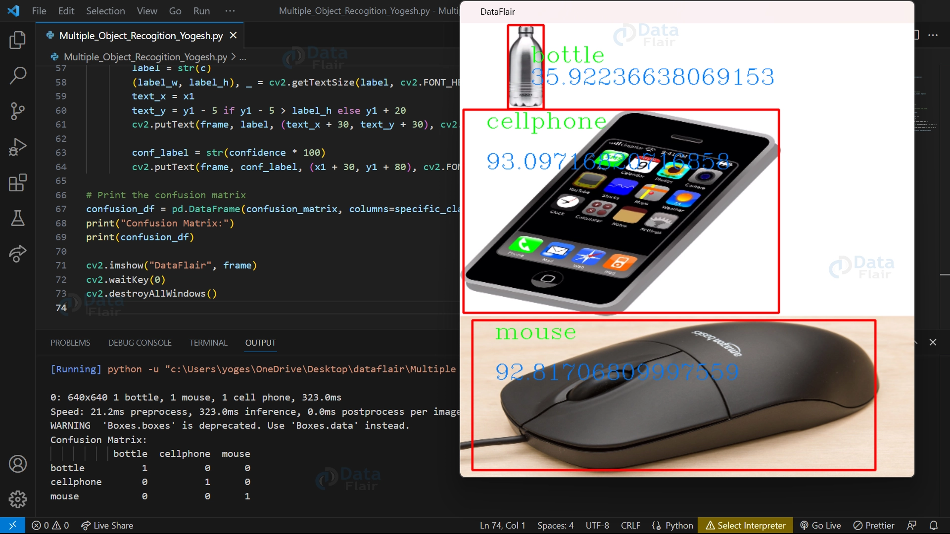 Opencv Project Multiple Object Recognition Dataflair