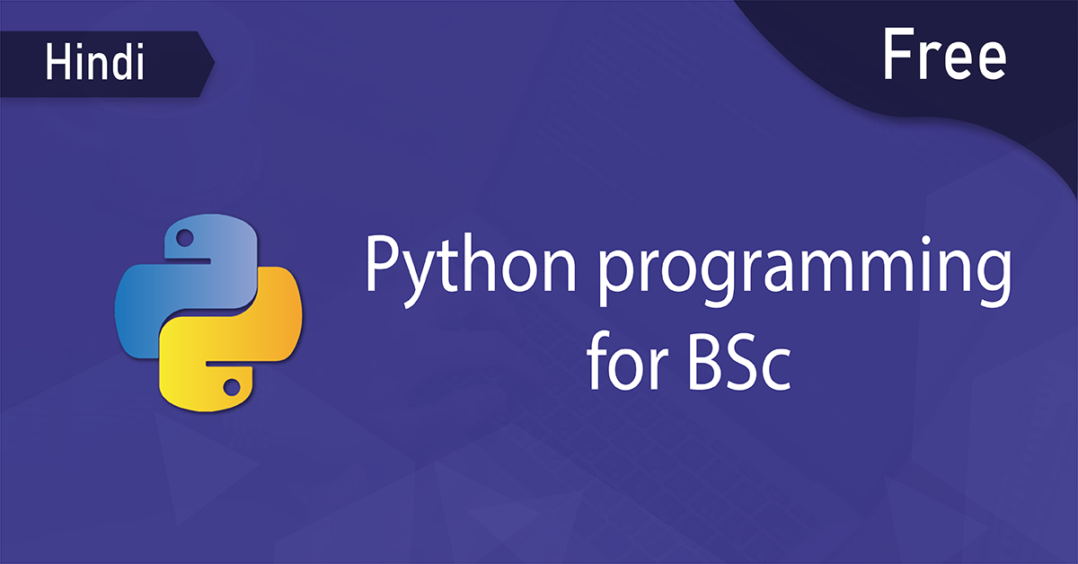 Free Python Course For Bsc With Certificate In Hindi Dataflair