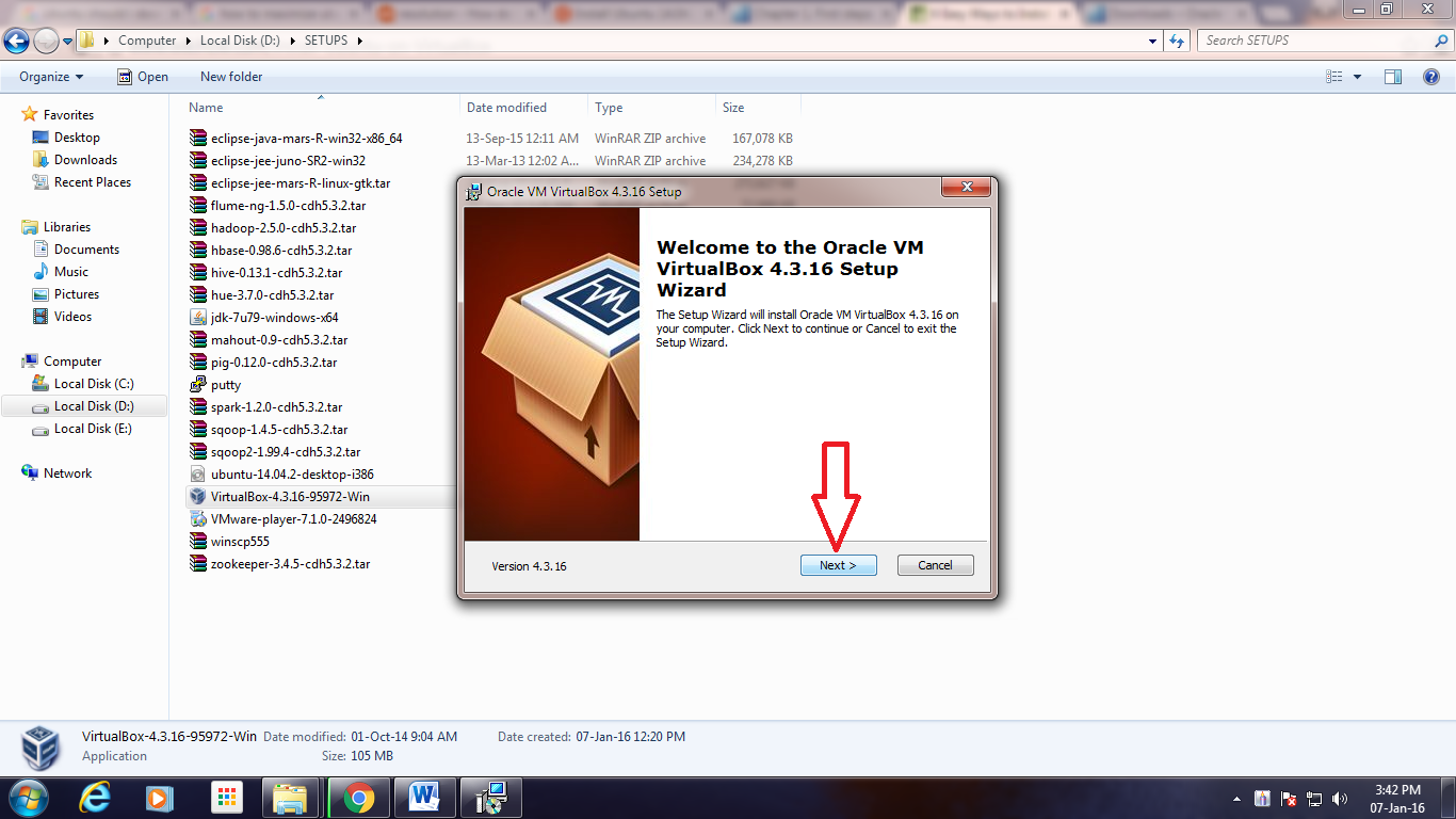 oracle virtualbox install windows 7 64 bit