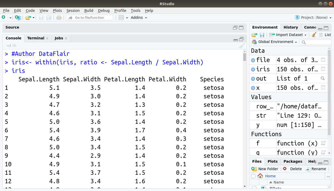 Data Manipulation In R Find All Its Concepts At A Single Place Dataflair