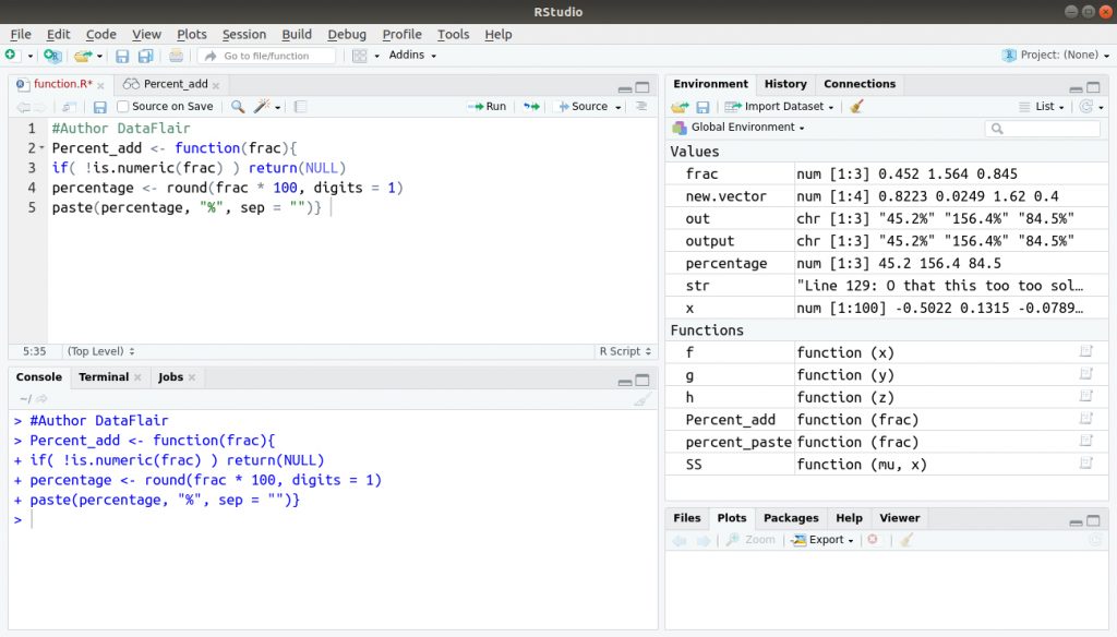 Functions in R | Gain Expertise in its Usage with Various Methods ...