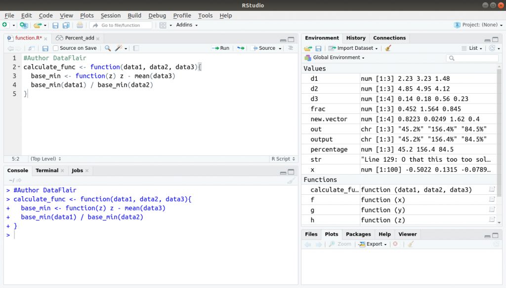 Functions in R | Gain Expertise in its Usage with Various Methods ...