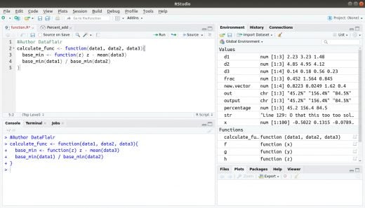 Functions In R 