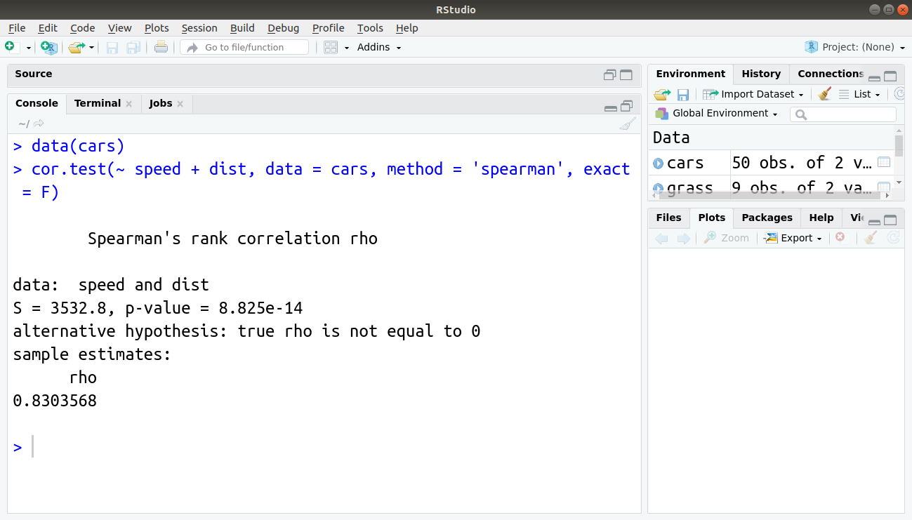 hypothesis testing in rstudio