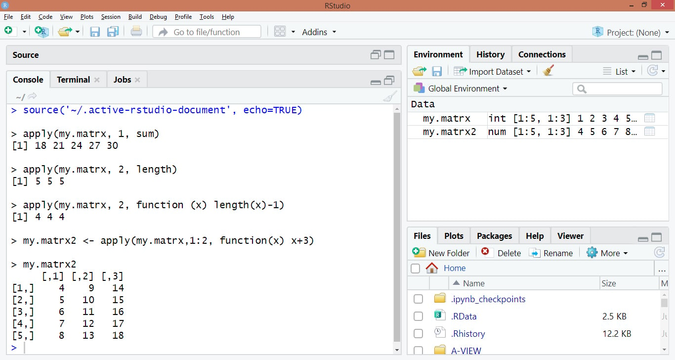 Matrix Function in R - Master the apply() and sapply() functions