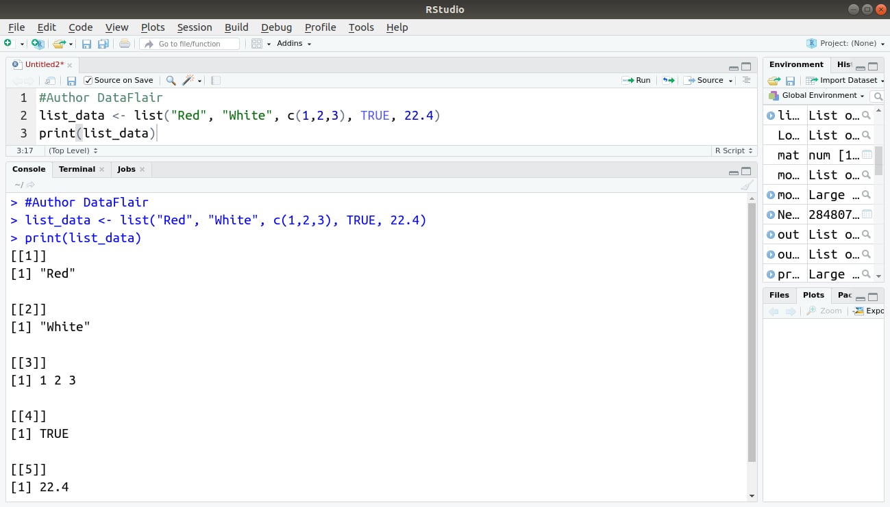 R List Learn What All You Can Do With Lists In R Dataflair