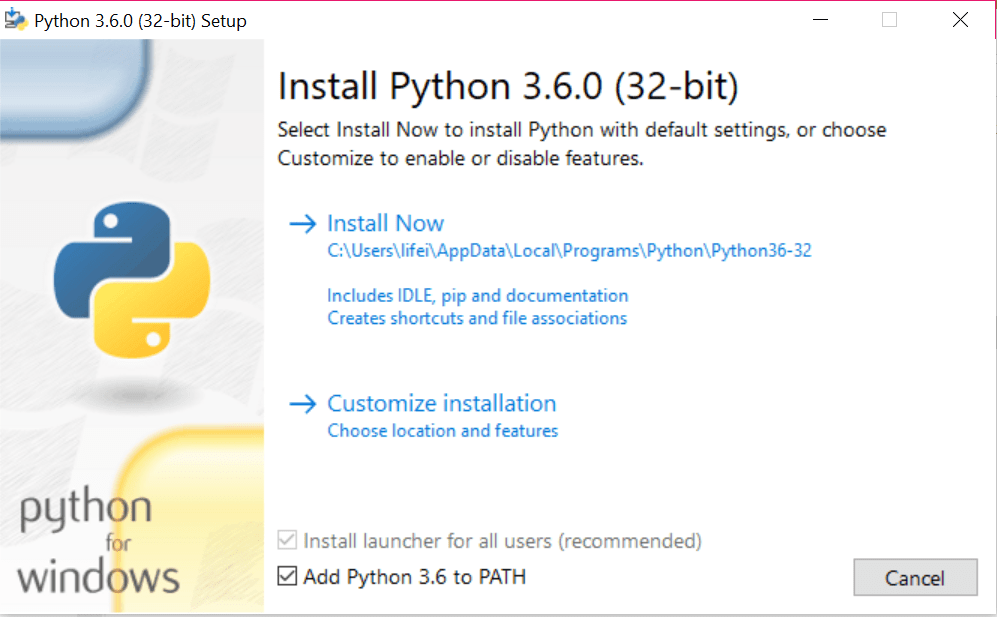 serial library python 3.6