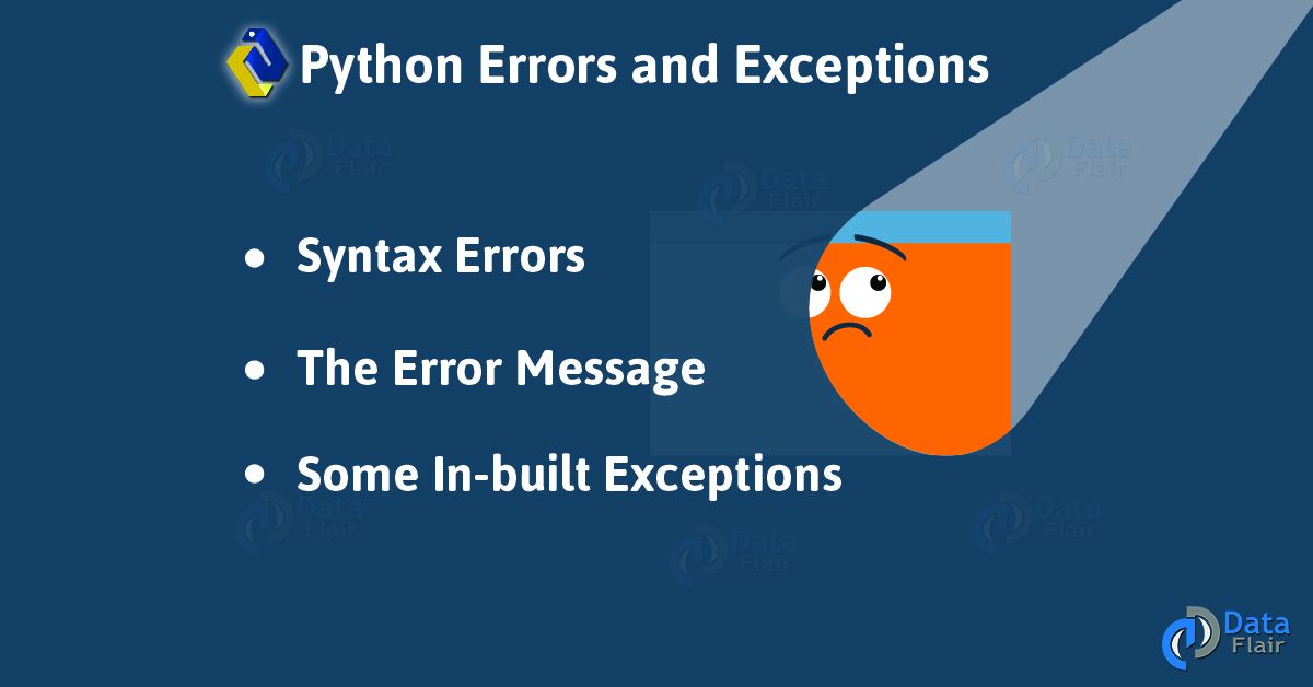 Exception Handling In Python, Exceptions In Python