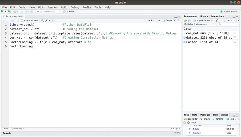 Principal Components and Factor Analysis in R - Functions & Methods ...