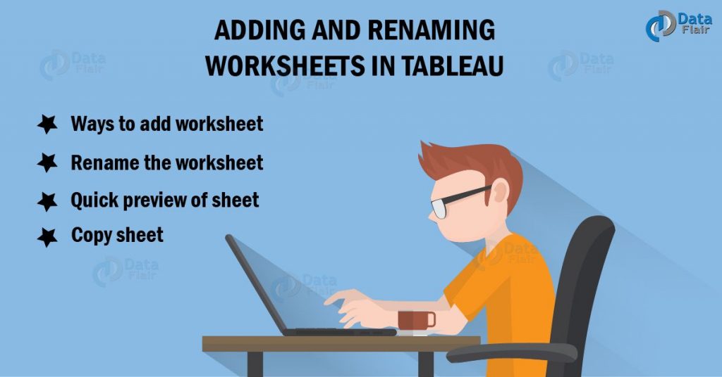 Adding Worksheets And Renaming Worksheet In Tableau
