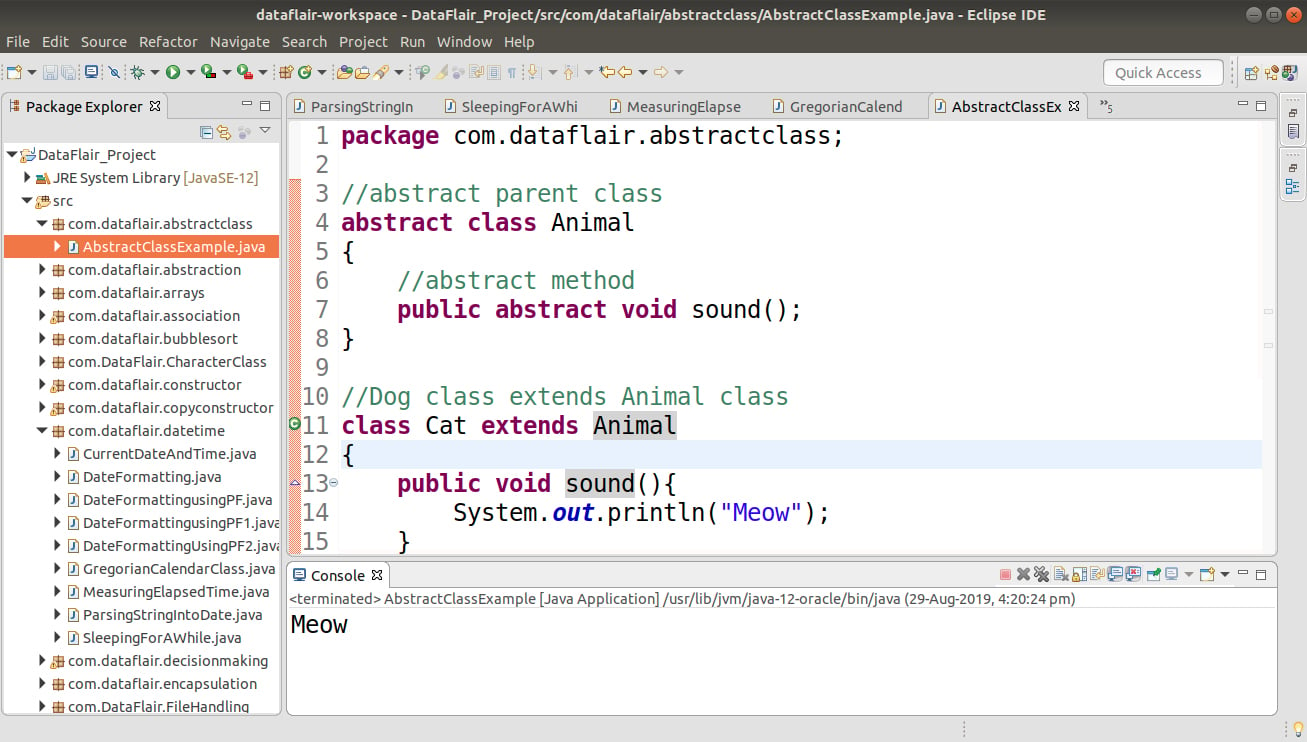 java constructor in abstract class