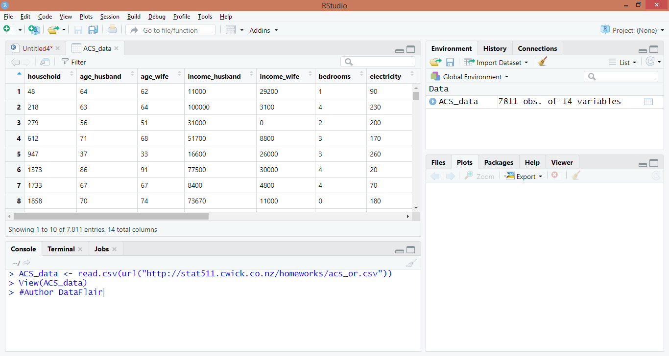 load data in r studio