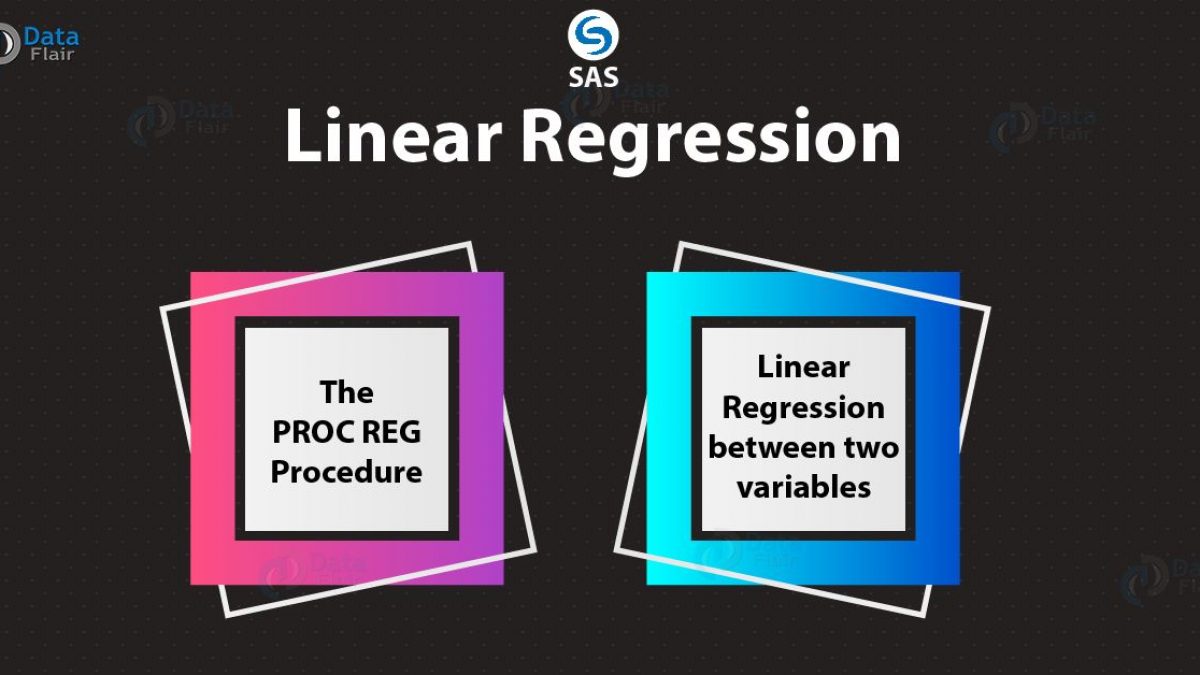 5 Min Tutorial Sas Linear Regression With Proc Reg Procedure Dataflair