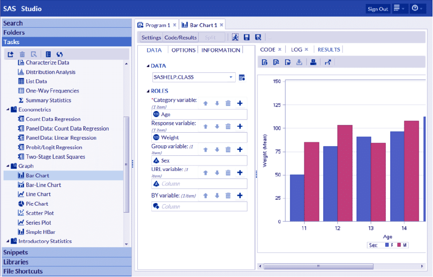 nova nvcc sas statistical software