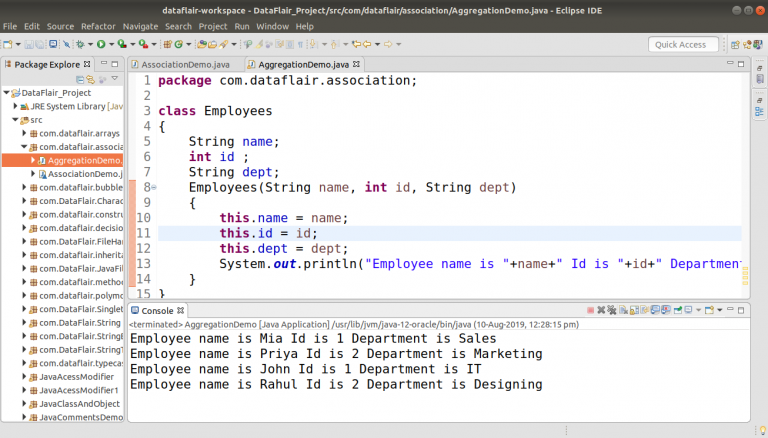 Association In Java - Explore the Concepts of Composition & Aggregation - DataFlair