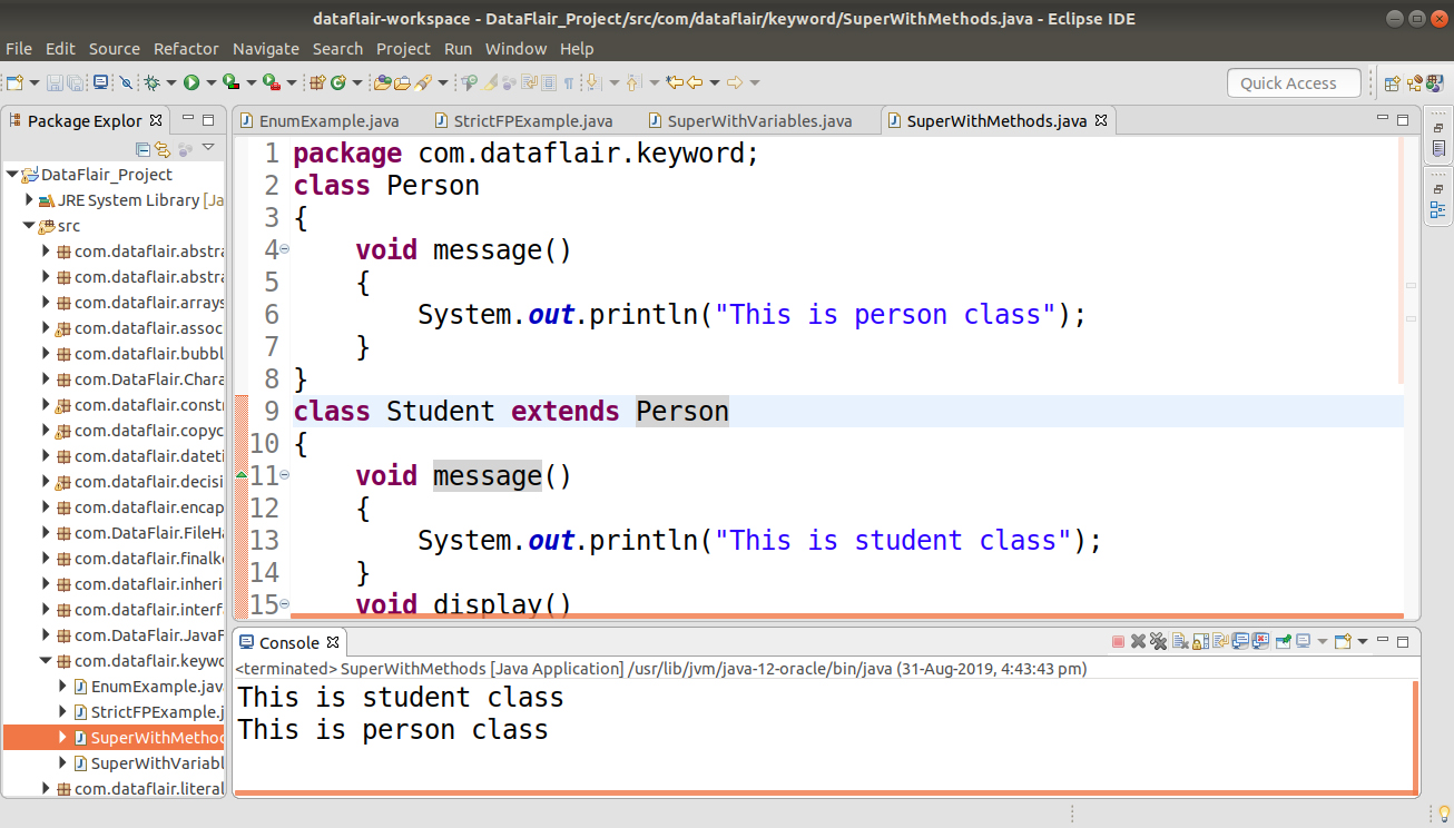 Java Extends vs Implements With Example Program - DataFlair