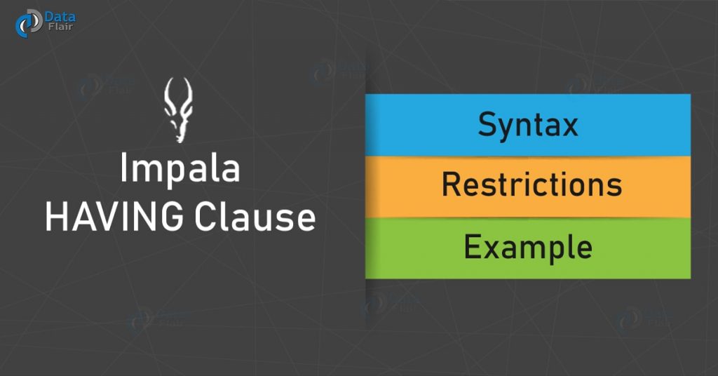 Impala HAVING Clause with Syntax & Restrictions