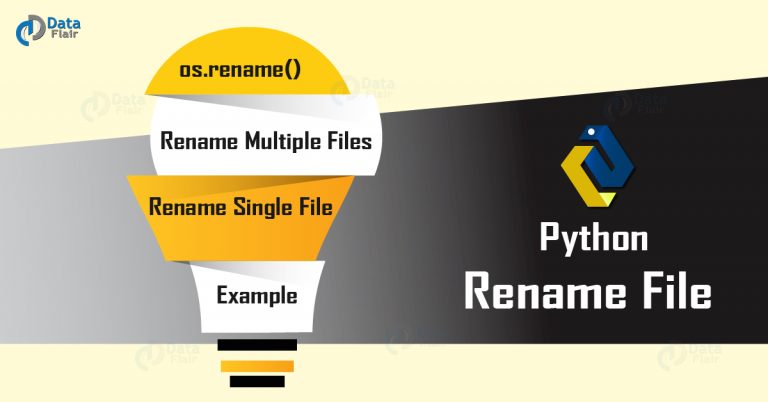 How Python Rename File Single And Multiple Files With Example Dataflair