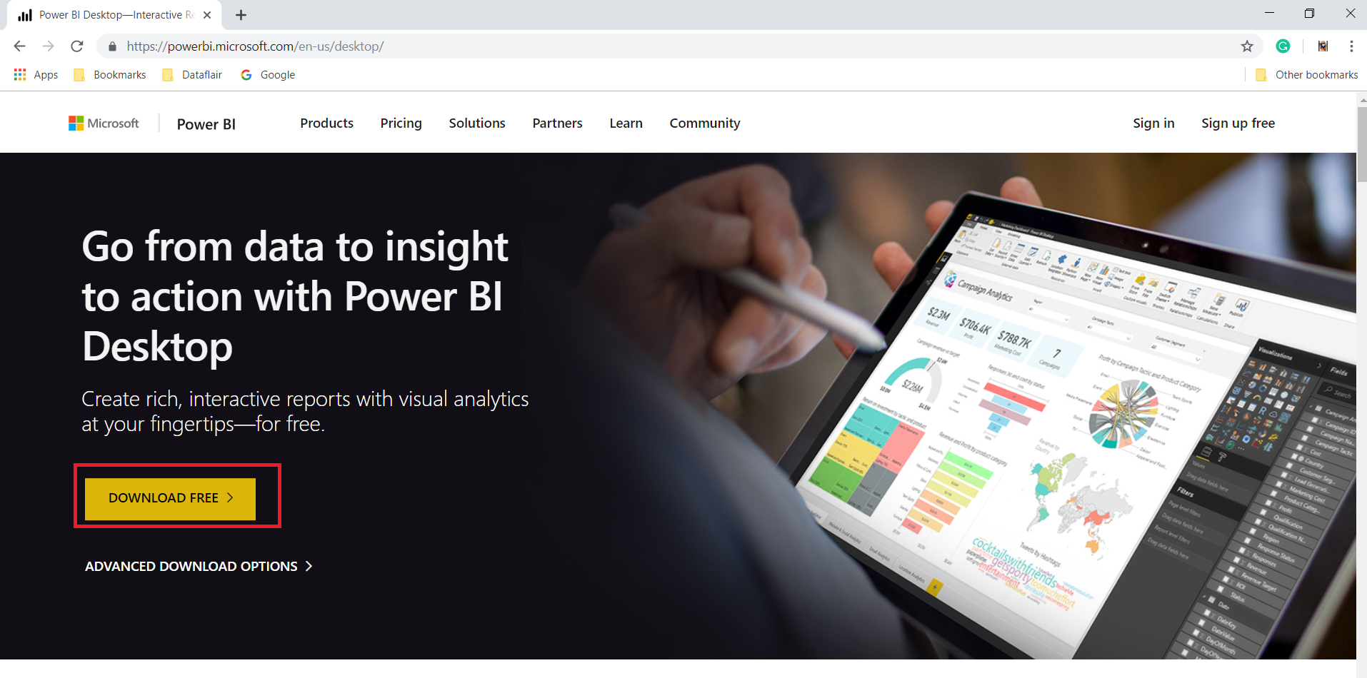 download powerbi desktop