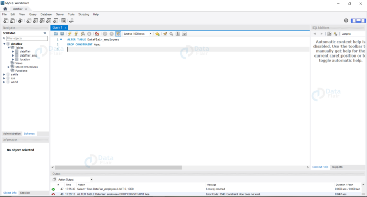 Check Constraint in SQL | Default Constraint in SQL - DataFlair