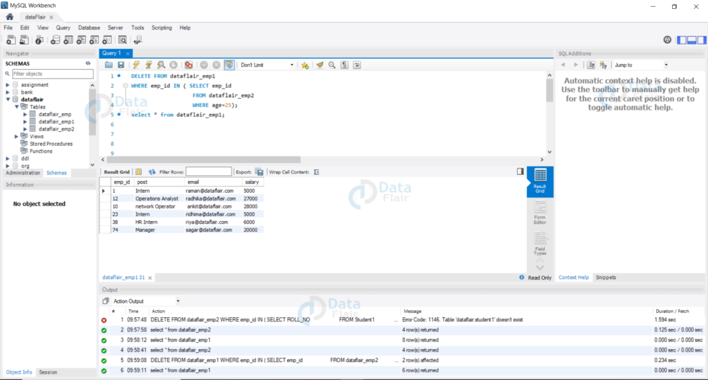 SQL Subquery - Types Of Subqueries In SQL - DataFlair