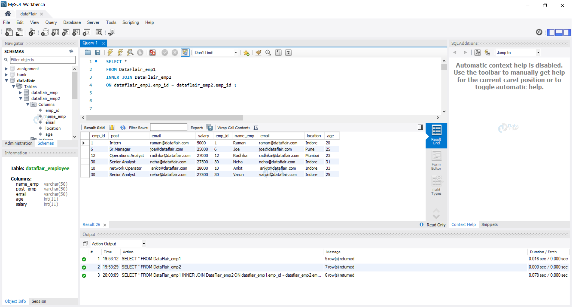 SQL Join - Inner, Left, Right & Full Joins - DataFlair