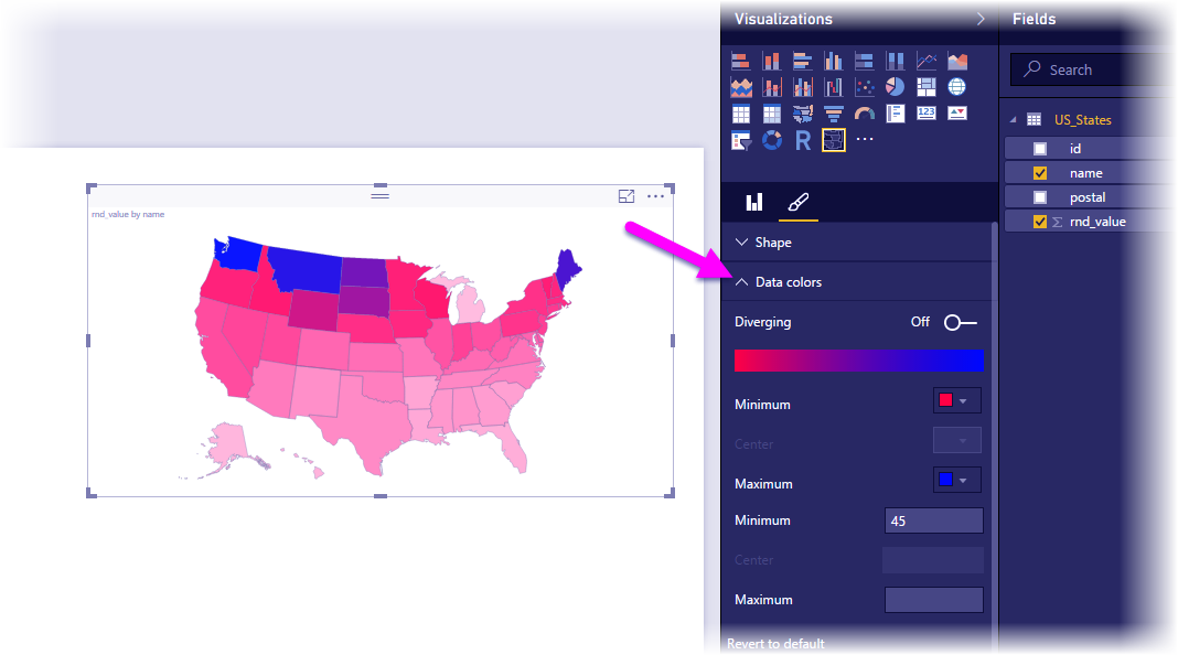 Creating Maps In Power Bi Power Bi Maps - Shape Map In Power Bi Desktop - Dataflair