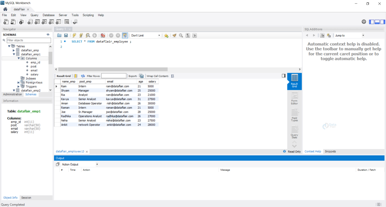 with data primary index sql