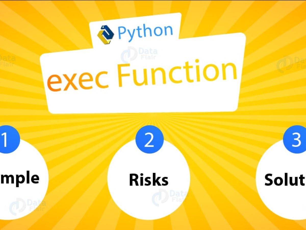 Python Exec Function Example And Risk Dataflair