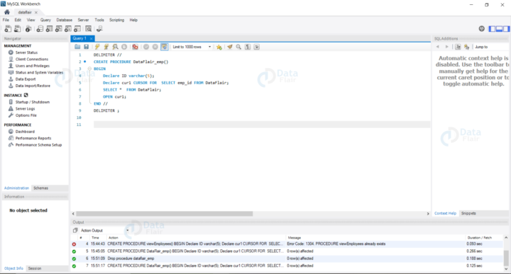 Cursor in SQL - Types, Uses, and Terminologies - DataFlair