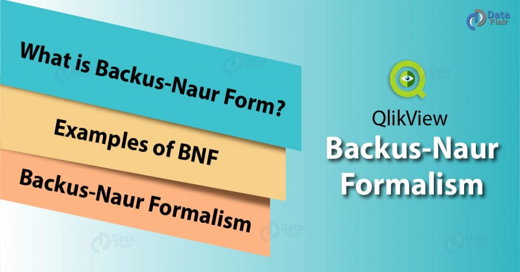QlikView Backus Naur Form - Example of BNF