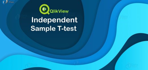Independent Sample T test - QlikView Statistics Chart Wizard