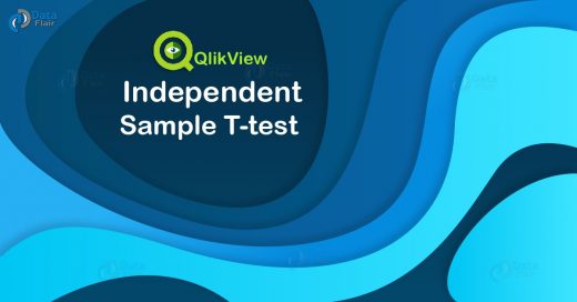 Independent Sample T test - QlikView Statistics Chart Wizard