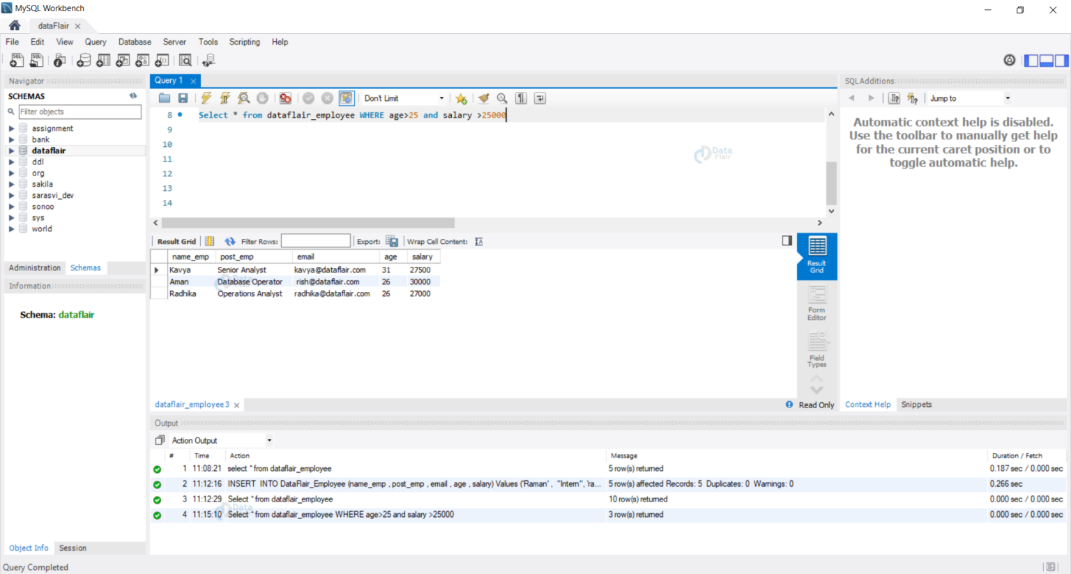 Clause In Sql Types With Syntax And Example Dataflair 6195