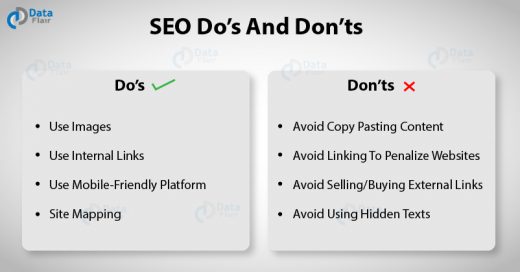 SEO Tips- DO's And Don'ts