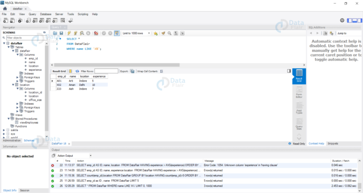 Sql Clauses And Its Types Syntax And Example Part 2 Dataflair 3195