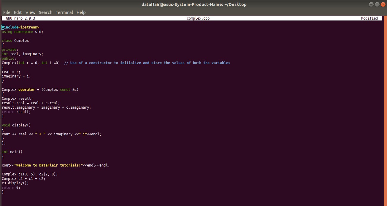 Solved OPERATOR OVERLOADING NOTE: WRITE C++ PROGRAM USING