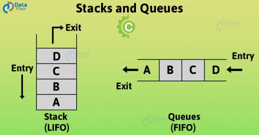data structures stack vs queue