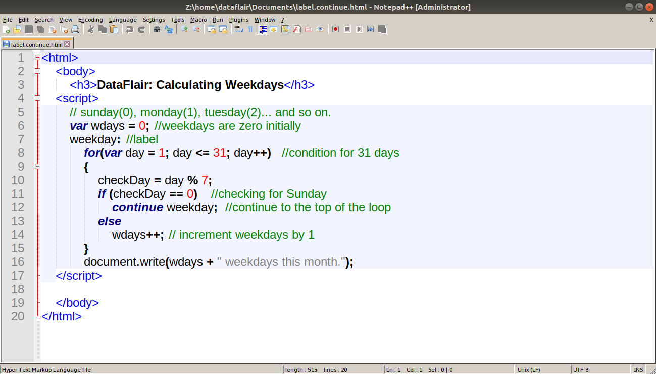 Javascript Loop Control Top 3 Statements With Real Life Examples Dataflair 1858