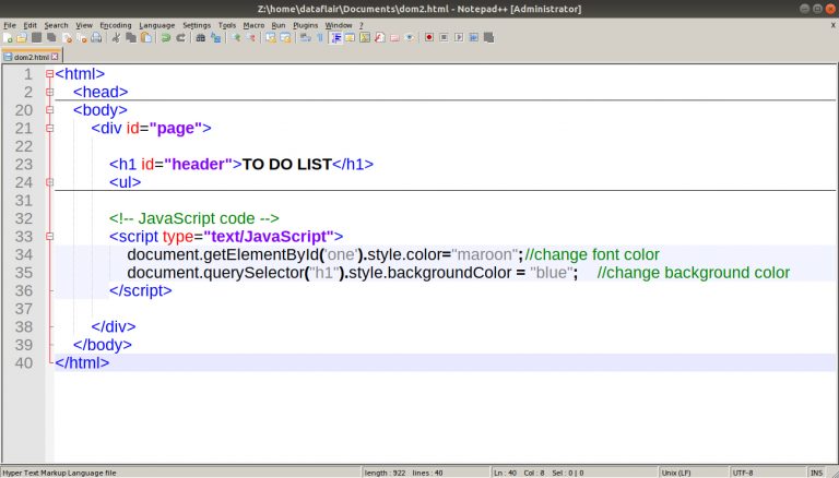 JavaScript DOM (Document Object Model) - Guide for Novice Learners ...