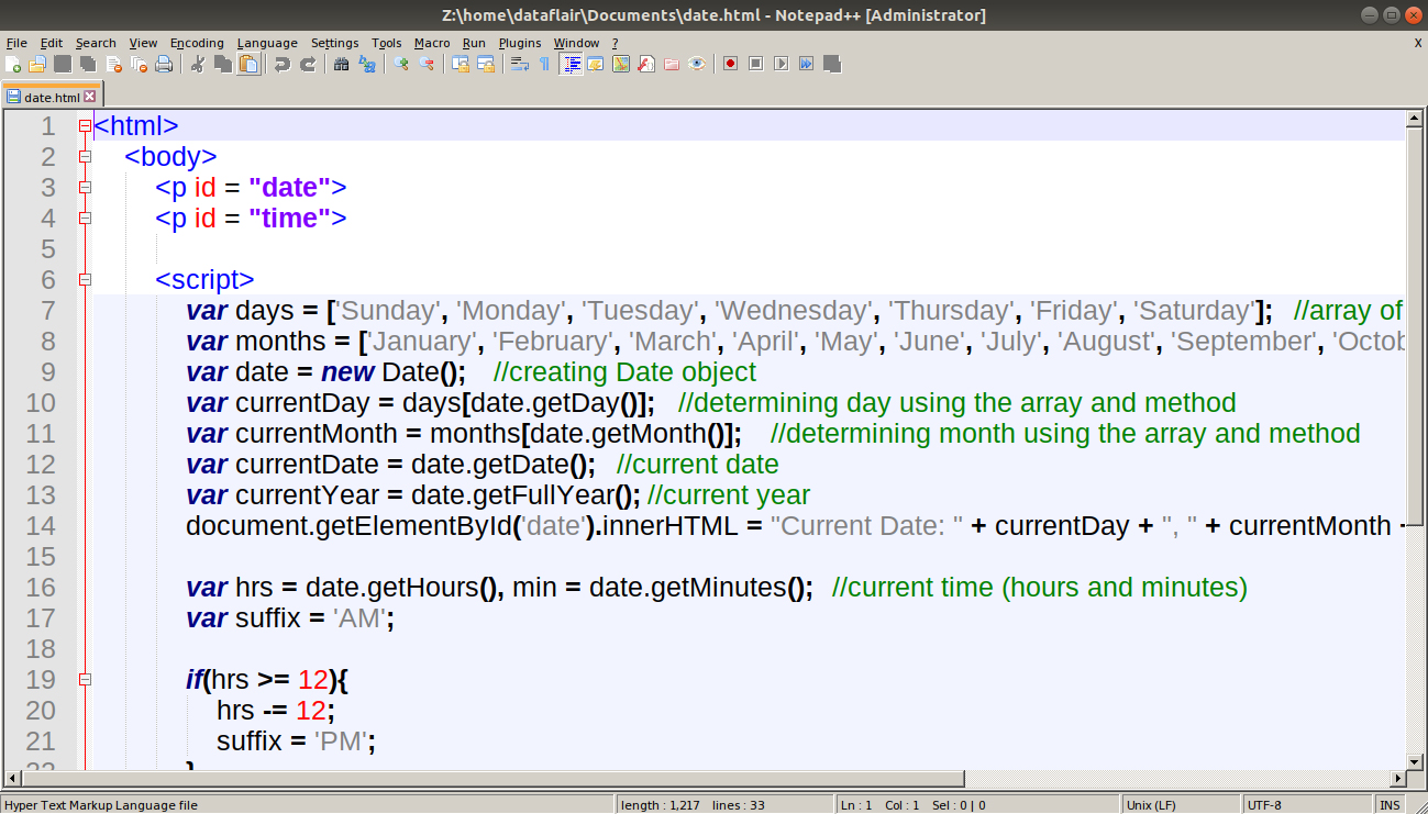 javascript-date-and-time-implementation-of-javascript-date-methods