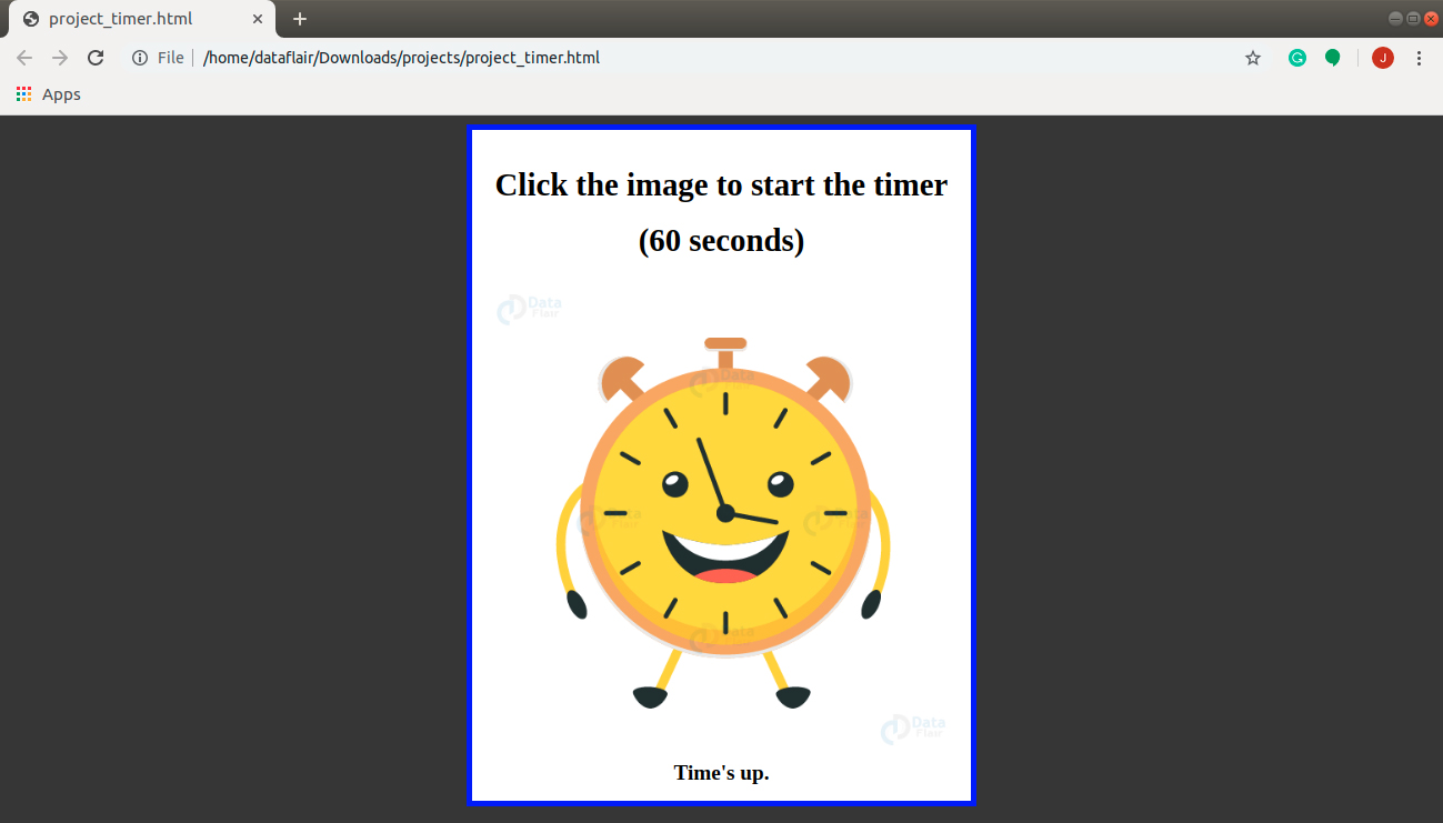 JavaScript Project - How to Countdown Timer in JavaScript Easily - DataFlair