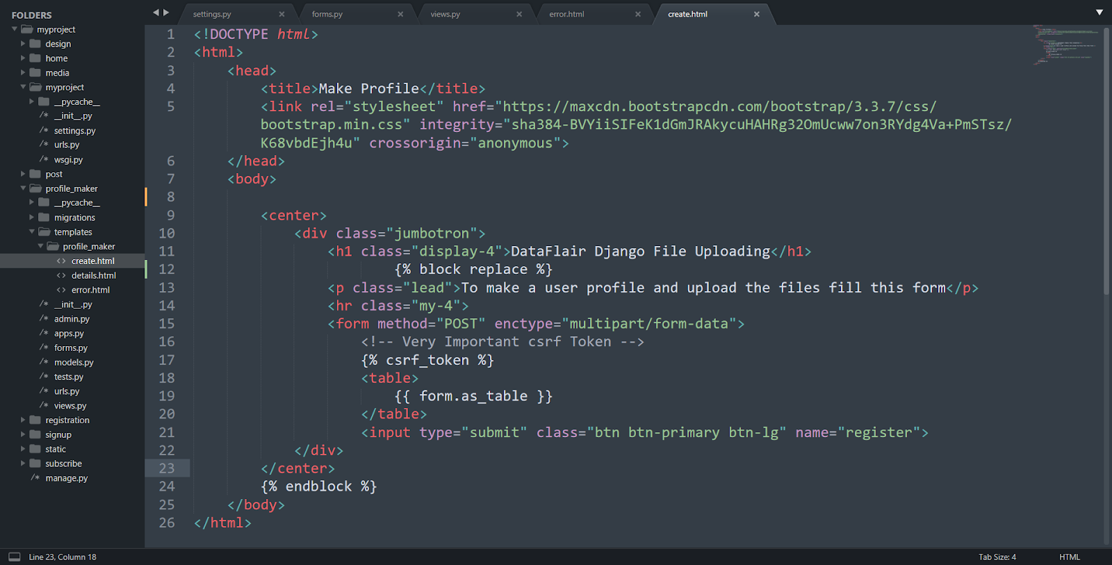 How To Upload File In Django Learn With Easy Steps In Just 10 Mins Dataflair