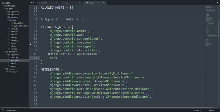 Django CRUD Tutorial - Operations And Application Development - DataFlair