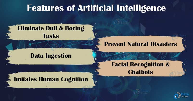 features of artificial intelligence