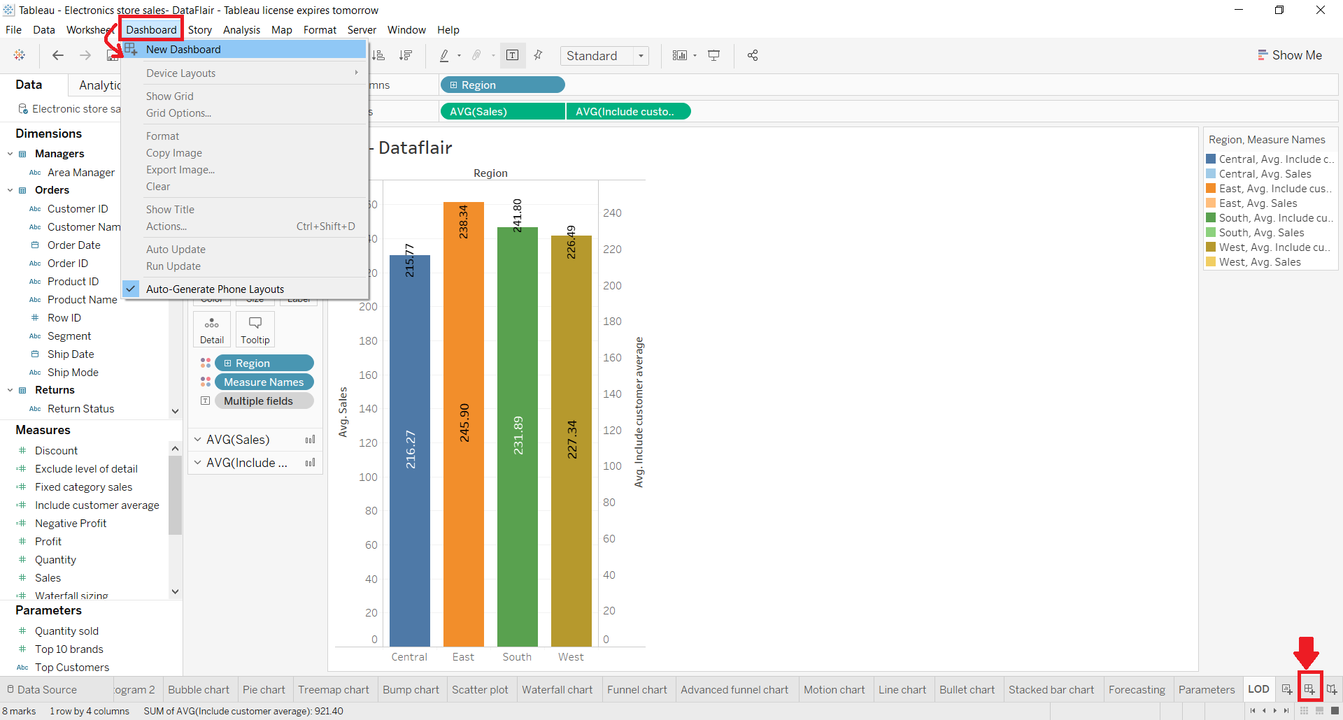 Customer Analysis using Tableau - Dashboard From Scratch 