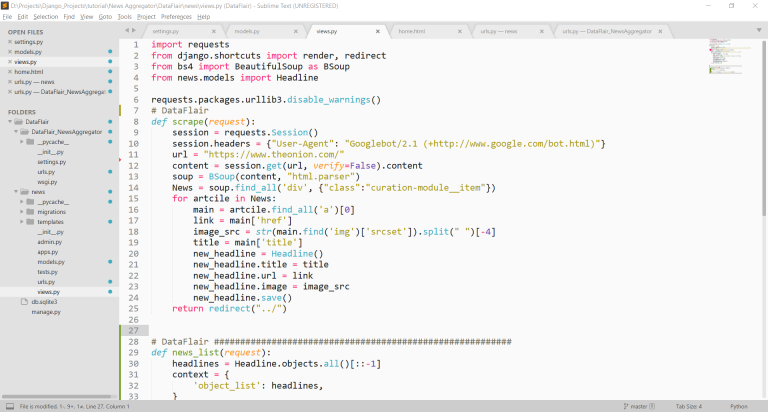 Python Django Project - Learn to Build your own News Aggregator Web App ...