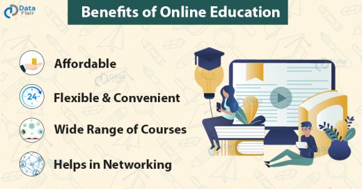 Benefits of Online Education to step towards a brighter future - DataFlair