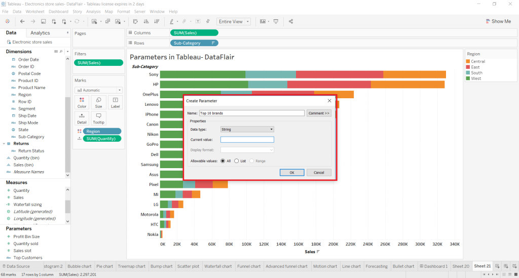 Create Parameters in Tableau - An Easy-to-follow Process - DataFlair